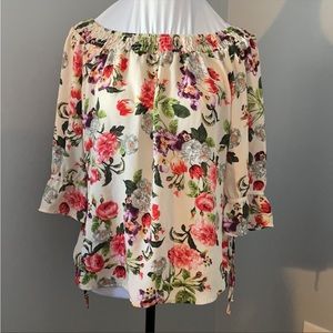 Over the shoulder blouse